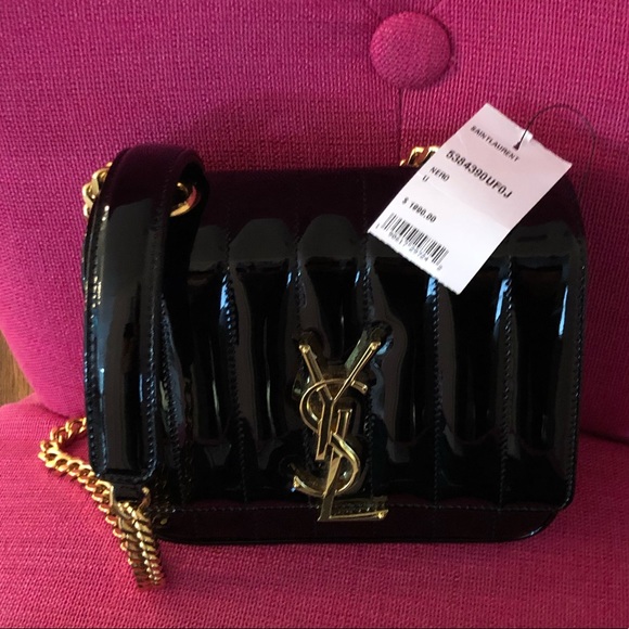 Saint Laurent-Vicky Patent NWT - Picture 4 of 14